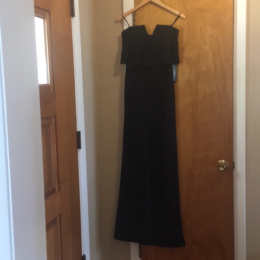 Lulus Black strapless Romper